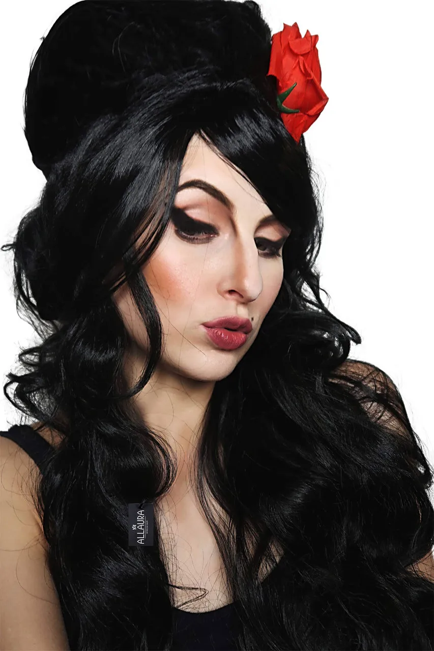 Реабилитационный улей (Amy Winehouse) костюмный парик (высококачественное волокно)-от Allaura