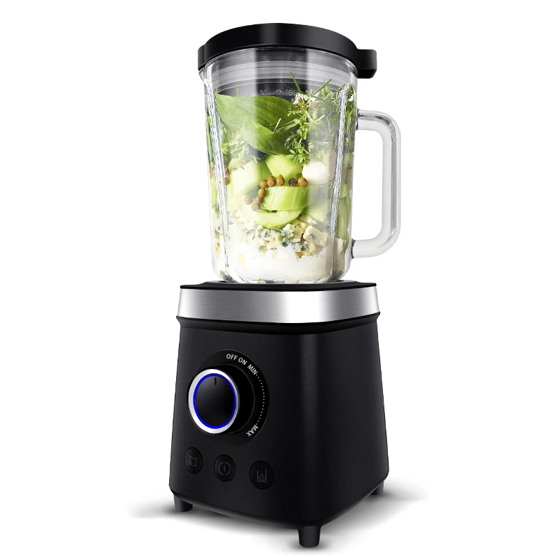 Powerful Table Blender 1.8L Glass Container Professional Kitchen Blender for Shakes and Smoothies Hand Blender 1000w