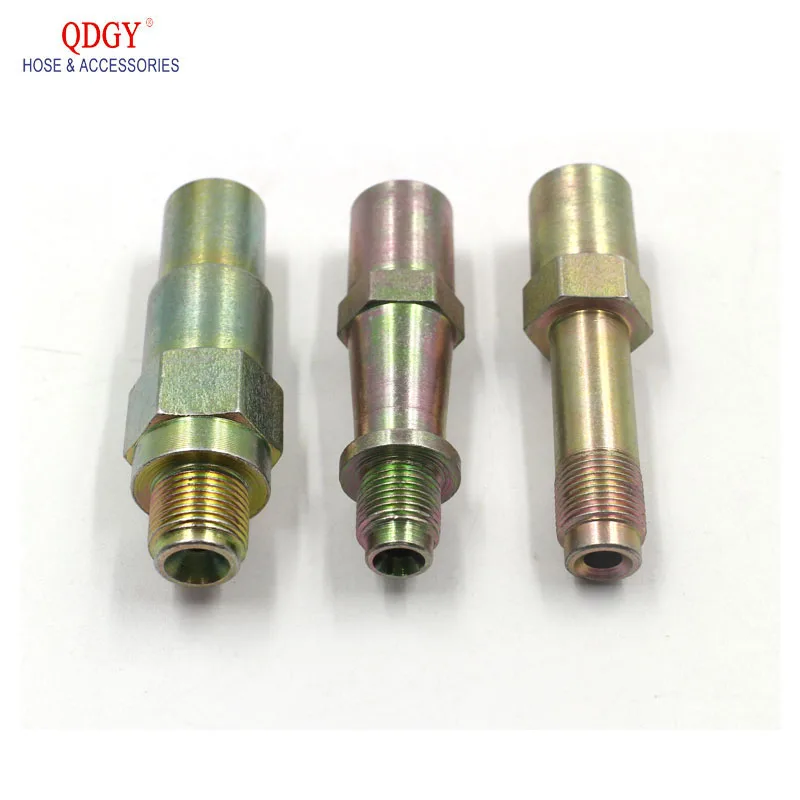 High test brass fittings air steel braided brake motorcycle hose