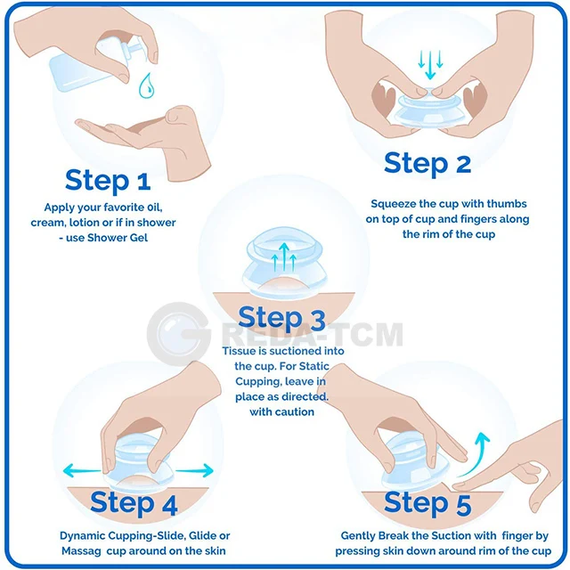 
Acupuncture Therapy Cupping hijama Set portable silicone cupping 