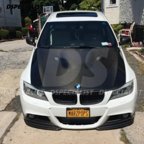 M3 Style Carbon Fiber Hood Bonnet For Bmw 3 Series E90 2005-2008 Engine Bonnet