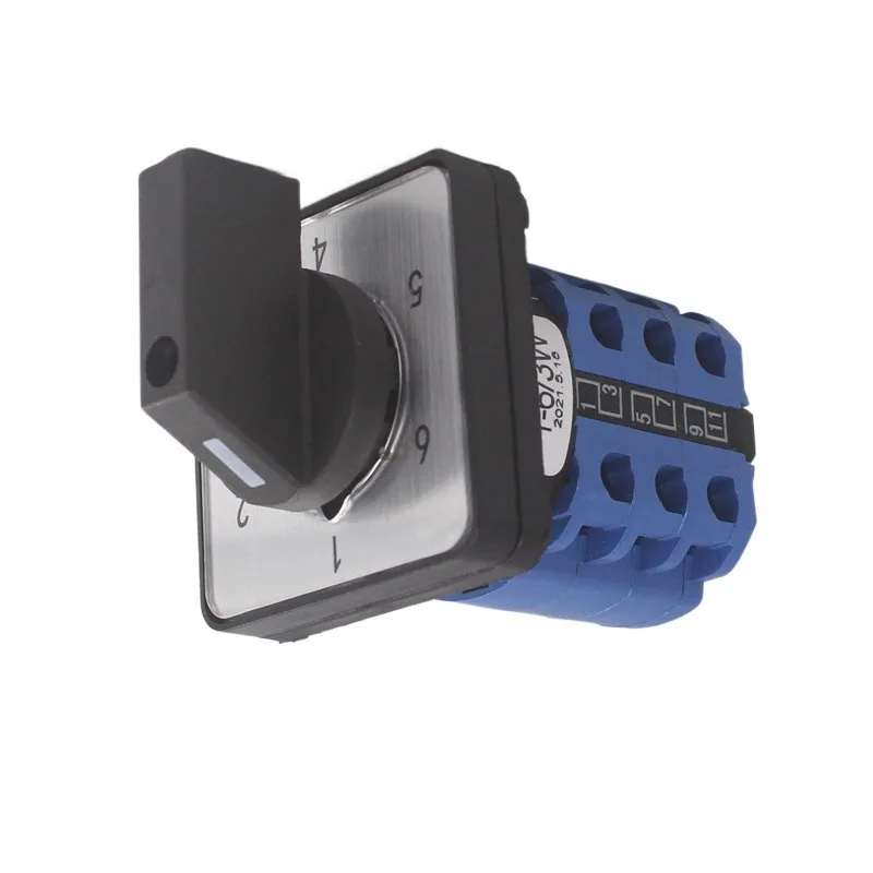 LW26-20 OSWELL 1-6/3 Вт кулачковый переключатель 20 А 6-позиционный 3-полюсный напряжения питания поворотный