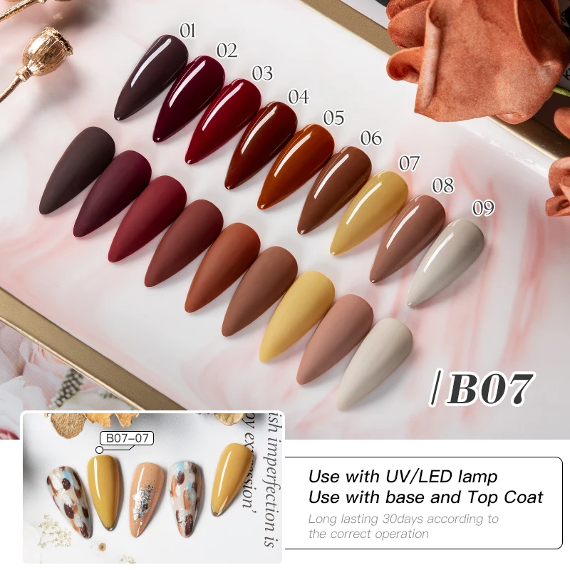  Jting Новые популярные 9 цветов серия сплошной цвет УФ лак для ногтей гель Soak off 15 мл эфирные лака