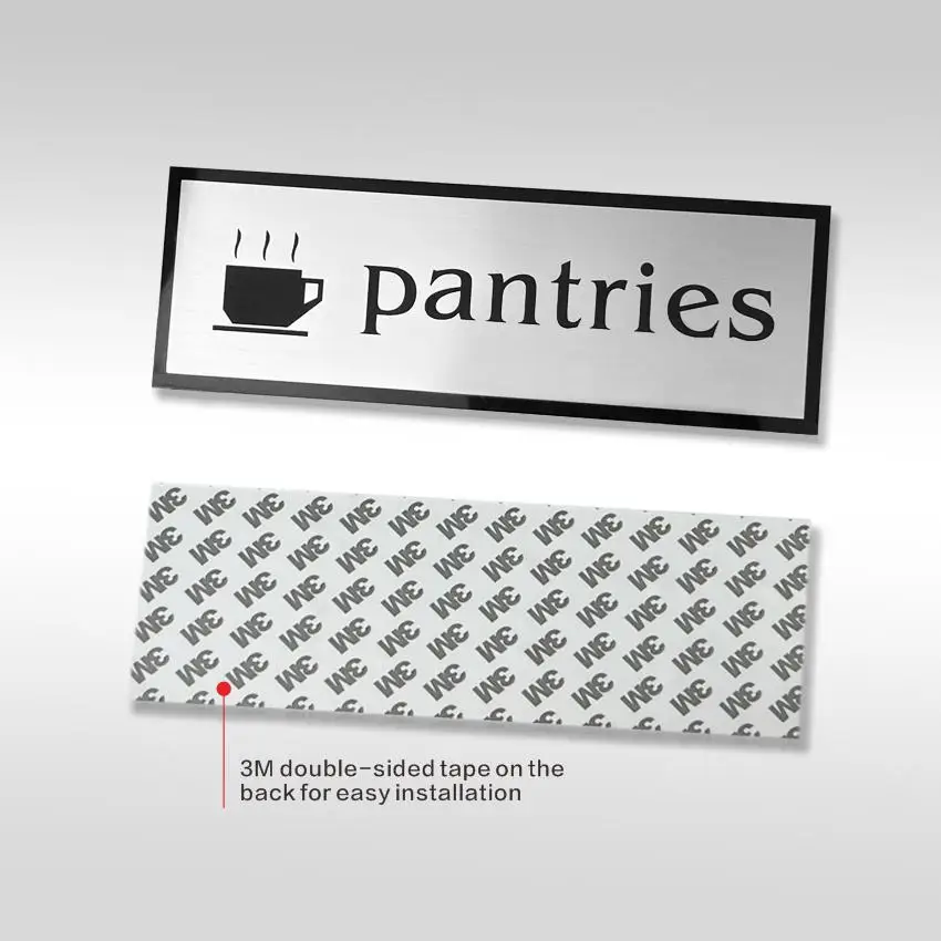 Factory Price Acrylic Plastic Door Signs Address Room Number Office Door sign Wall  Department Logo Suitable Door Sign Plate