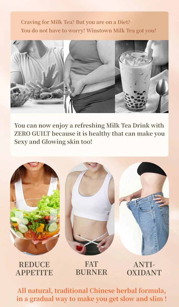Efficient Weight Loss Products Diet Slim Milk Tea Taro Flavor Meal Replacement Shake Powder Slimming Tea