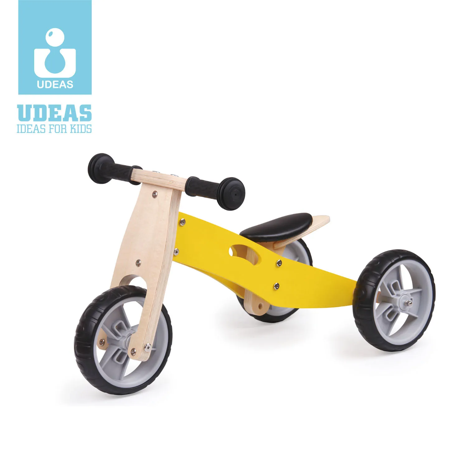 
Quality Mini scooter Children 2 in1 Wooden Balance Bike Early Learning Educational Walking Toys 