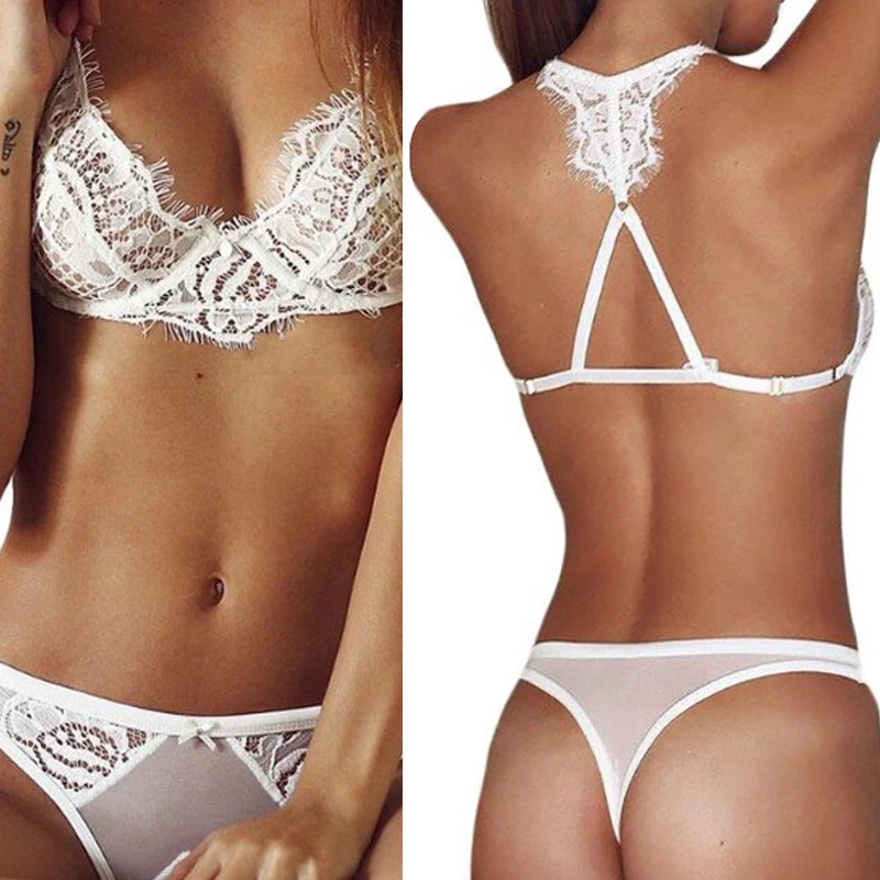Женский сексуальный комплект нижнего белья нижнее белье сексуальное прозрачное для девочек-подростков кружевное больших