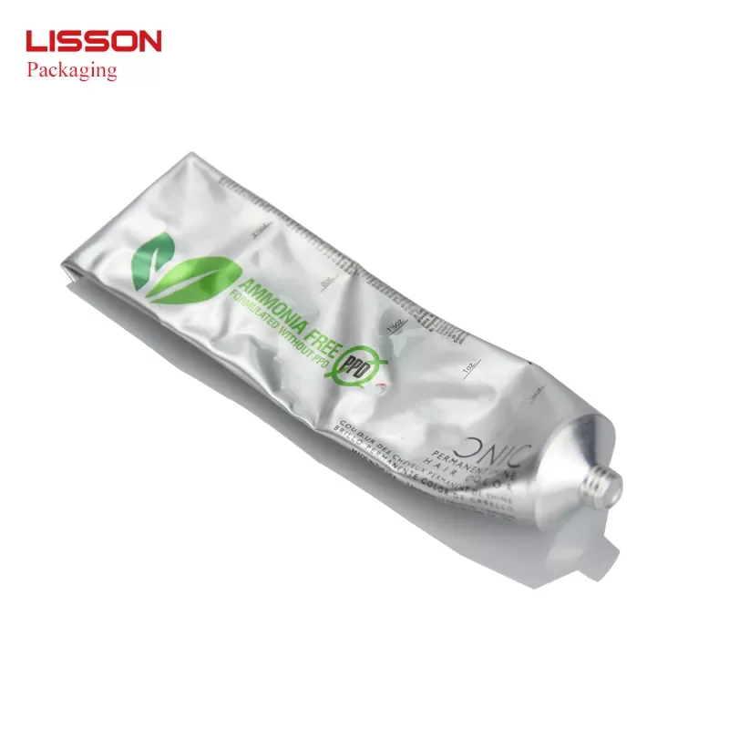 Empty Aluminum Paint Tube Packaging Pure Aluminum Tubes Cosmetic Soft Collapsible Aluminum Plastic Laminated Tube