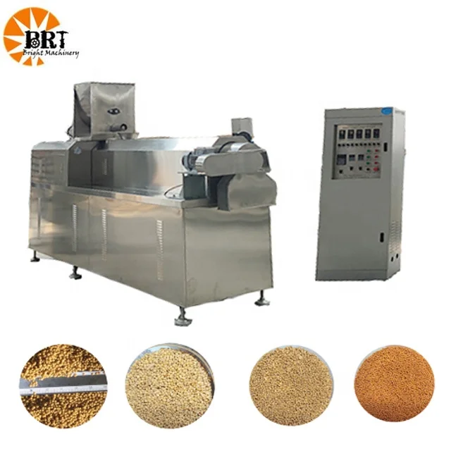 DSE95 twin screw extruder machine for food and fish feed processing plant
