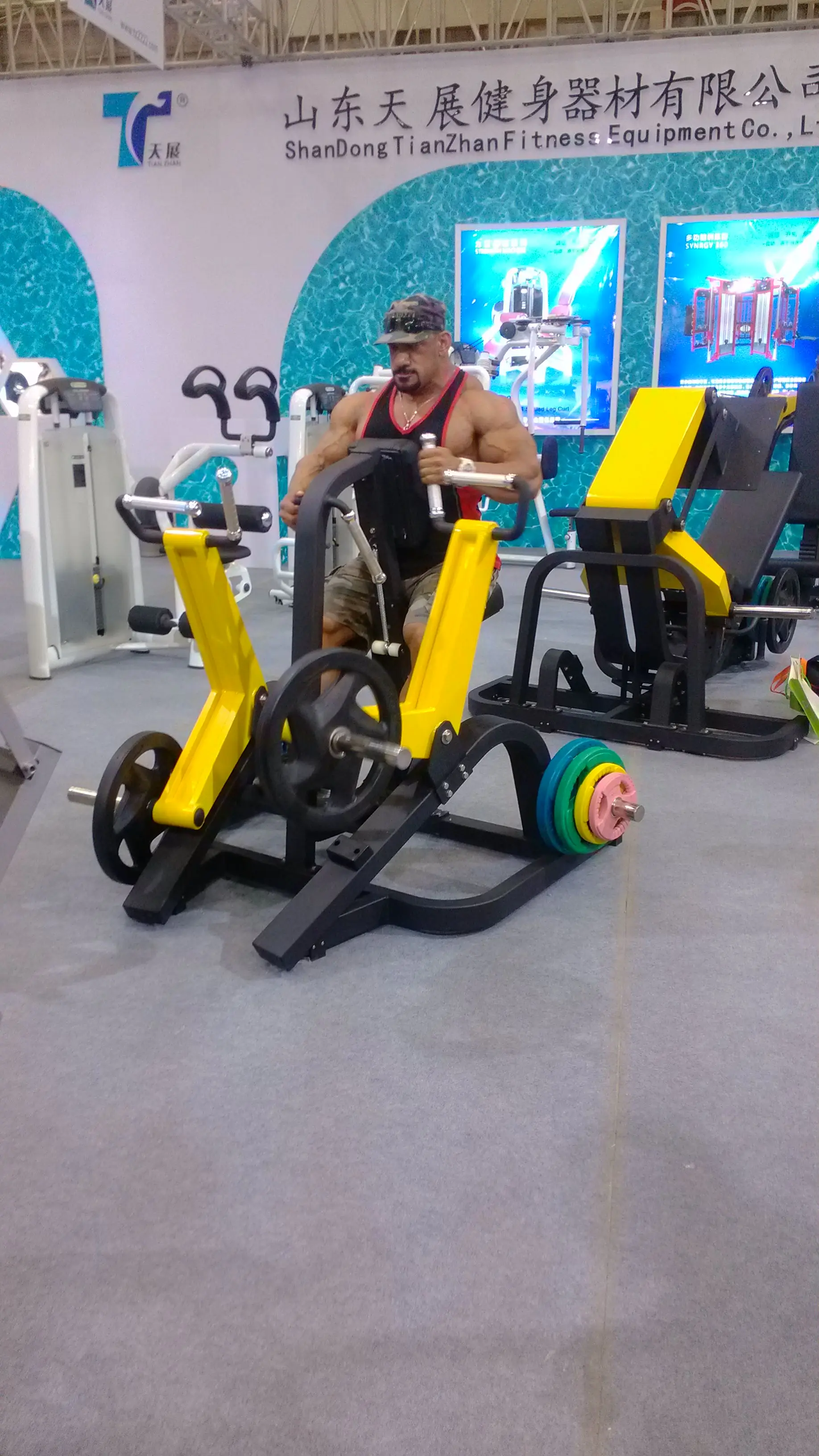 dezhou Gym equipment commercial hammer strength seated biceps machine fitness