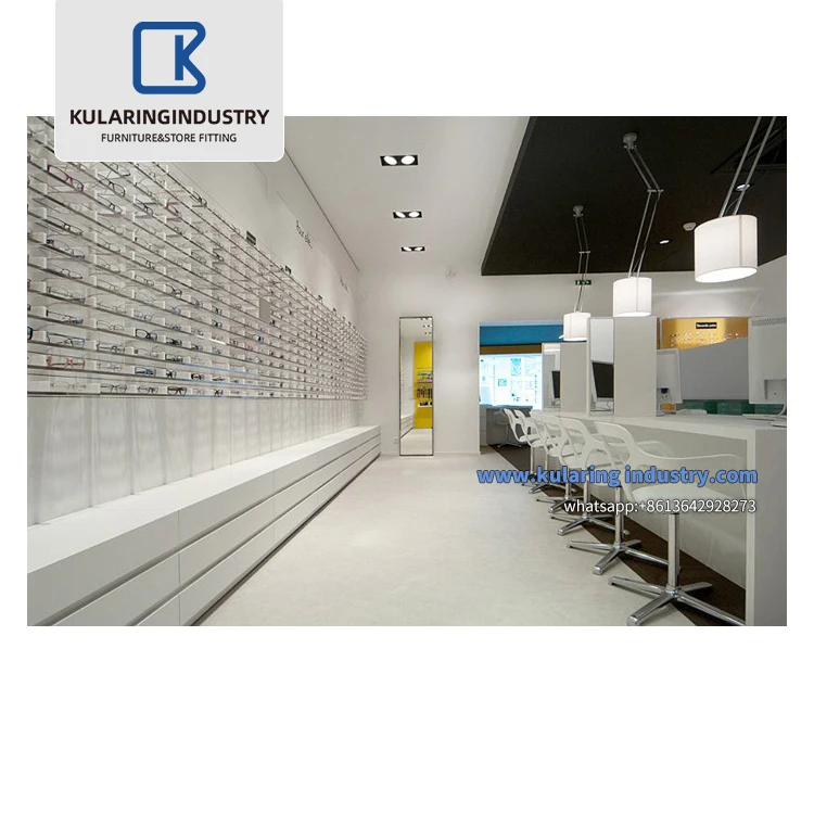 Dongguan Fashion Brand Eyewear Store Interior Design KULARING Merchandising Sunglasses Shop Interior Design For Display