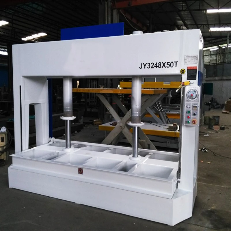 ZICAR woodworking cold press machine automatic feeding cold press hydraulic cold press machine for plywood