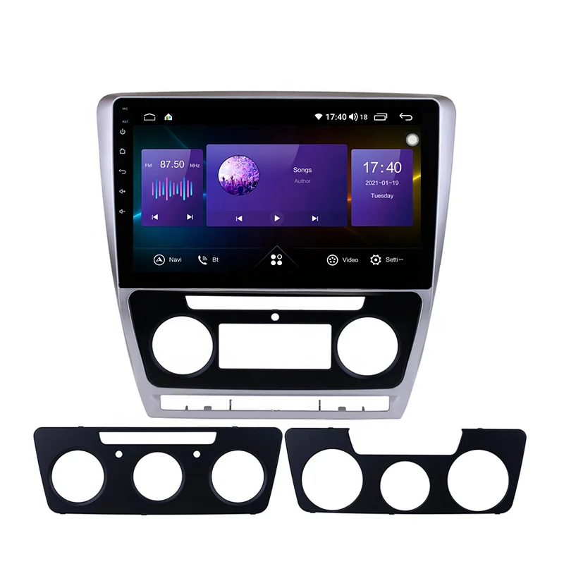 BF 10 Inch High speed Car Radio for SKODA Octavia 2007-2014 Car MP5 Player Support AHD 32EQ DSP 4G LTE 360 Camera