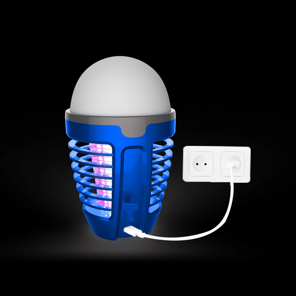 2021 микро-USB литиевая батарея фонарь для палатки лампа-убийца комаров уличная лампа кемпинга