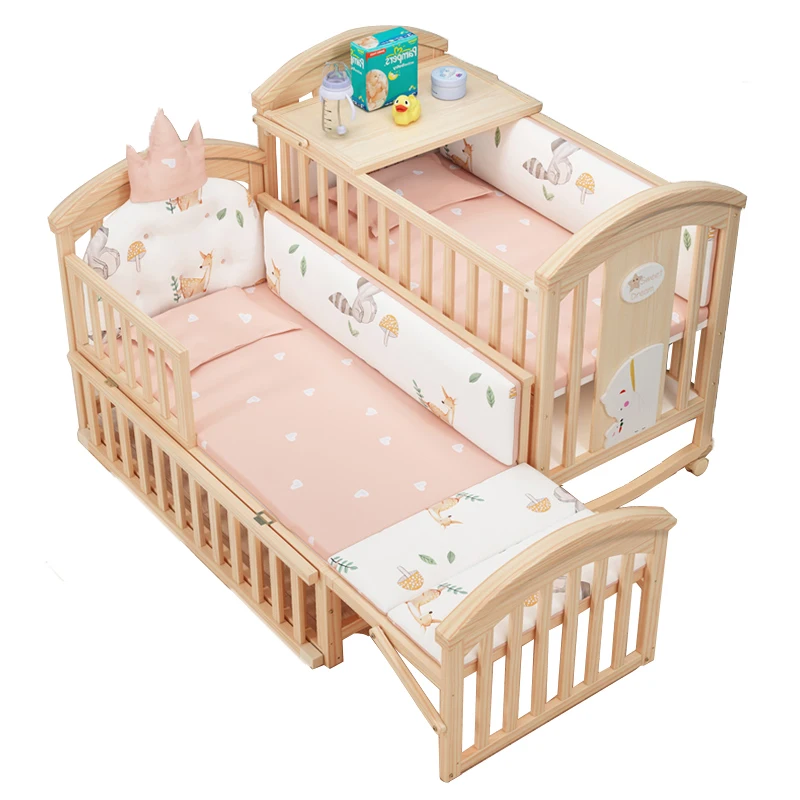 Bedroom furniture baby cot assemble baby crib sheets baby bed co sleeper