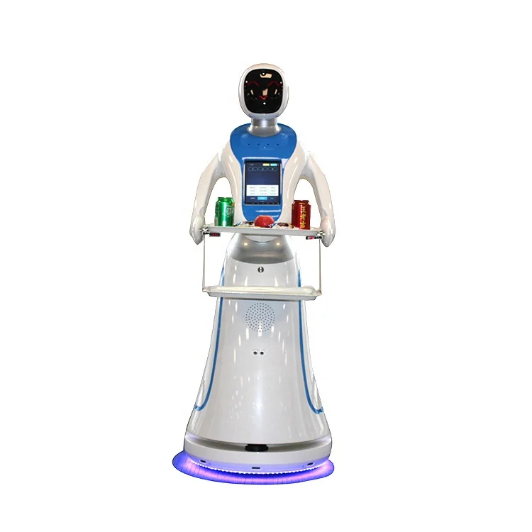 
Service Waiter Robot Automatic Room Humanoid Intelligent Catering Meal Food Delivery Smart Home for Restaurant Spare Parts INDIA 