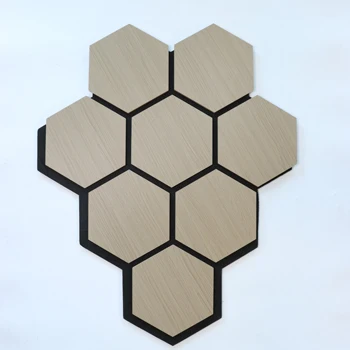 pet mdf natural oak slat composite wooden veneer acoustic panel for walls