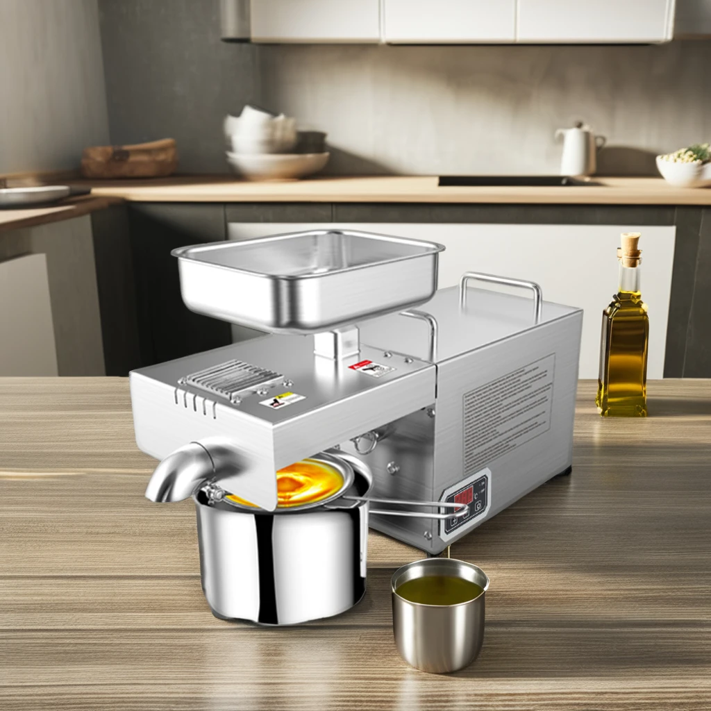 MJ 5kg/h Small Oil Pressers Mini Home use Peanut Walnut Coconut Avocado Cocoa Soybean Sesame Sunflower Screw Oil Press Machine