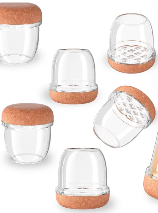 Chair Leg Floor Protectors Silicone Covers Rubber Furniture Sliders Silicone Furniture Legs Caps Covers