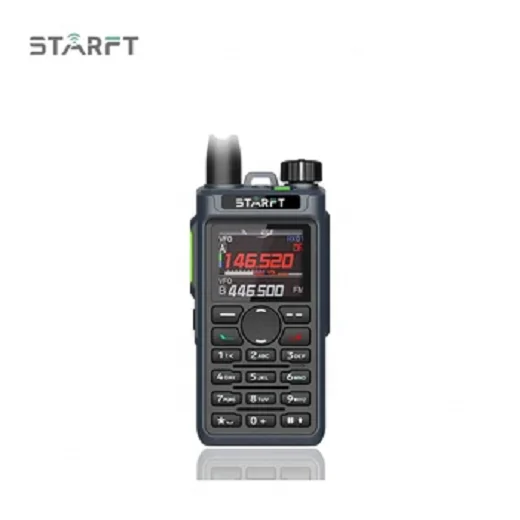 Starft UV58D AES256 NOAA Digital Dual Band Two-way Radio Squelch UHF VHF Ham Radio Offline Function DTMF Walkie Talkie