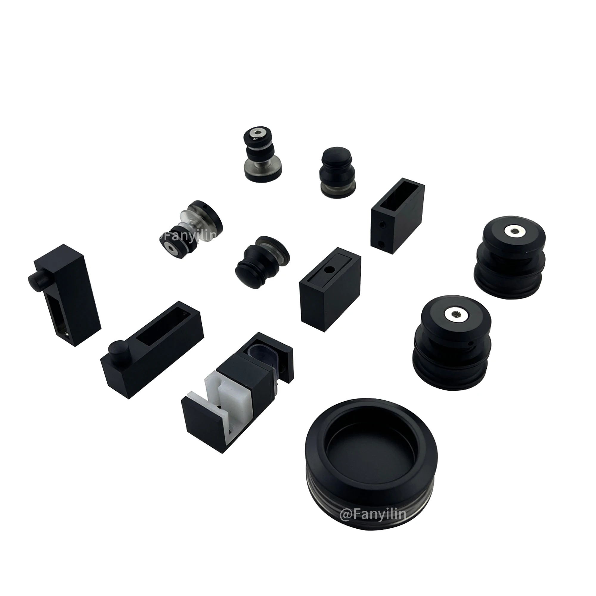 shower door system sliding door hardware bathroom frameless glass sliding door rollers parts set