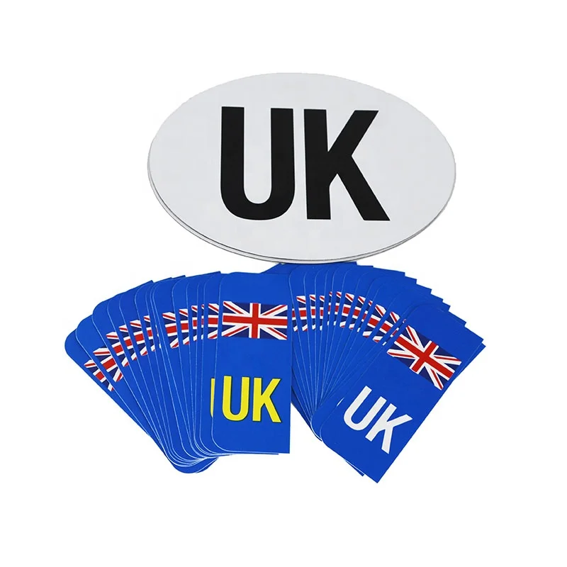 gb or uk magnetic car sticker printing for car motorcycle rules europe