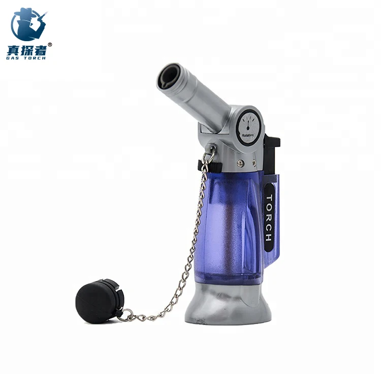 GF-865 Eagle Angle Torch Adjustment 90 Degree Single Cheap Plastic Windproof Refillable Torch Lighter