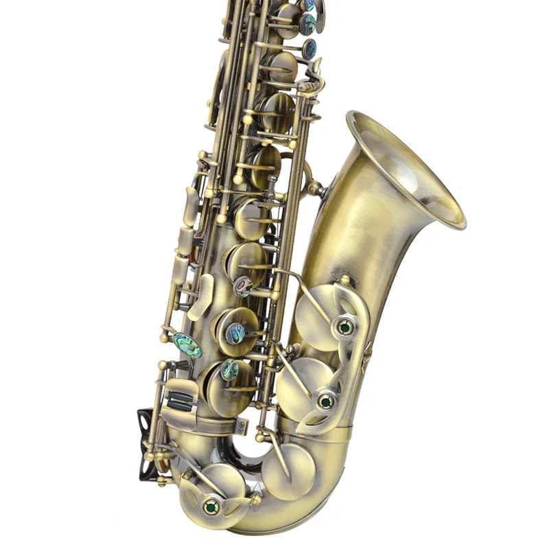 Factory wholesale French design saxophone e-flat Alto Saxophone instrument antique carving