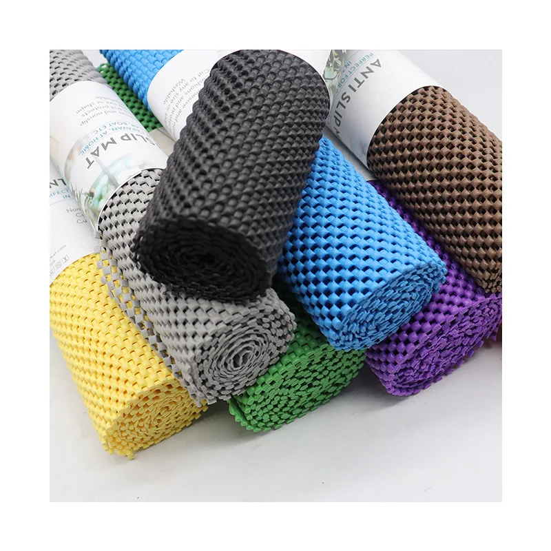 Wholesale Area Rug Pad Anti Slip Gripper Roll Rubber Matting Waterproof Floor Mat PVC Liner for Home, Office, Cars, Caravans