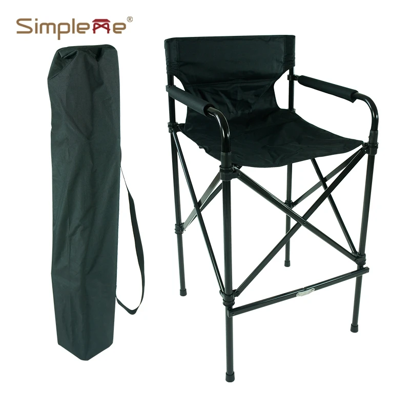 Simpleme Professional Tall Foldable Salon Portable Makeup Artist Chair