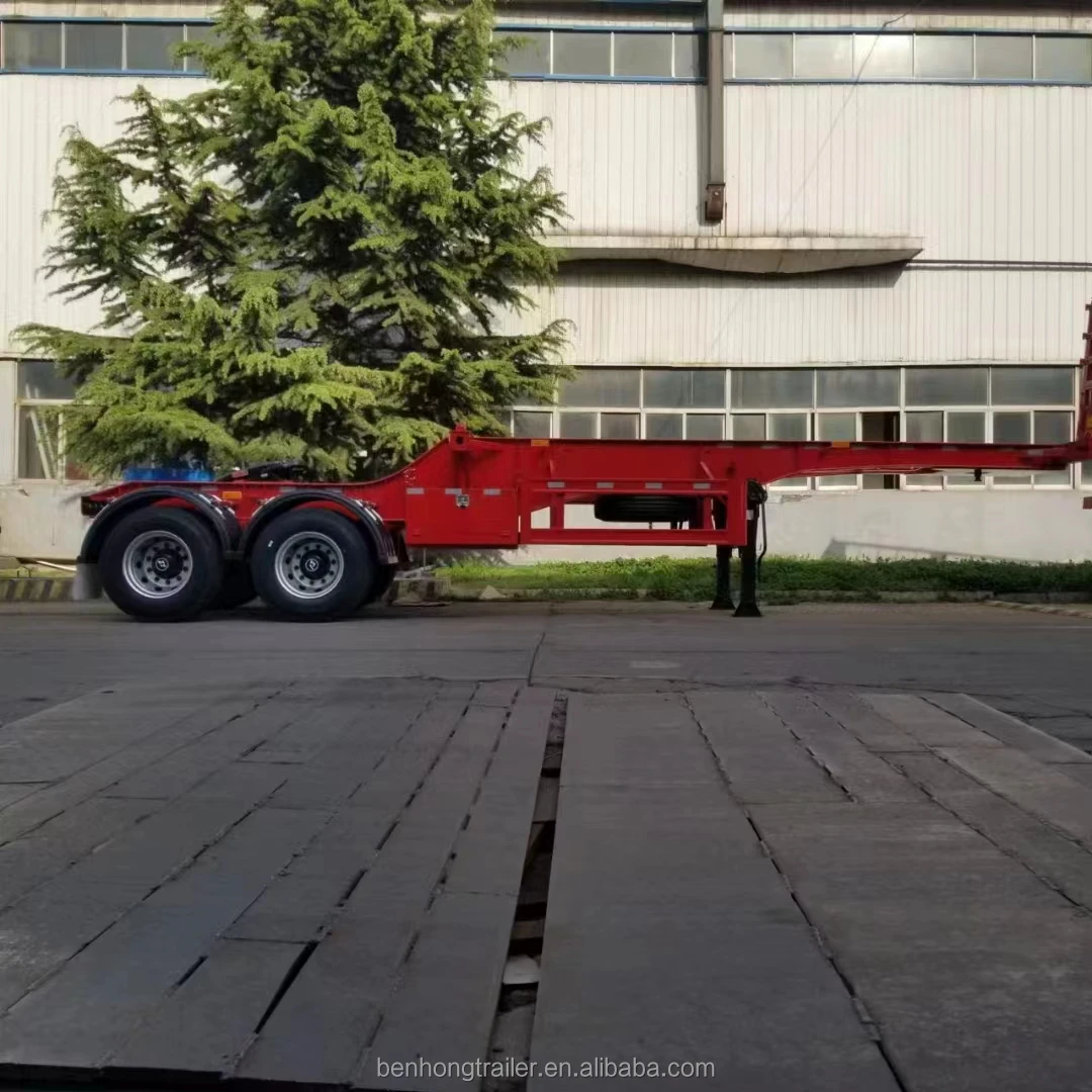 Skeleton Chassis Semi Trailer 60t  Container Skeleton Container Skeleton Truck Semi Trailer With Good Service