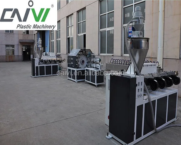 CAIVI brand PVC Fiber reinforcing pipe production line/PVC Fiber reinforcing pipe making machine
