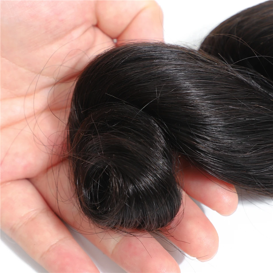 Yeswigs Loose Wave Human Hair Weaving Factory Sales Peruvian Young Girl Virgin Cuticle Aligned Spring Loose Curls Extension Hair