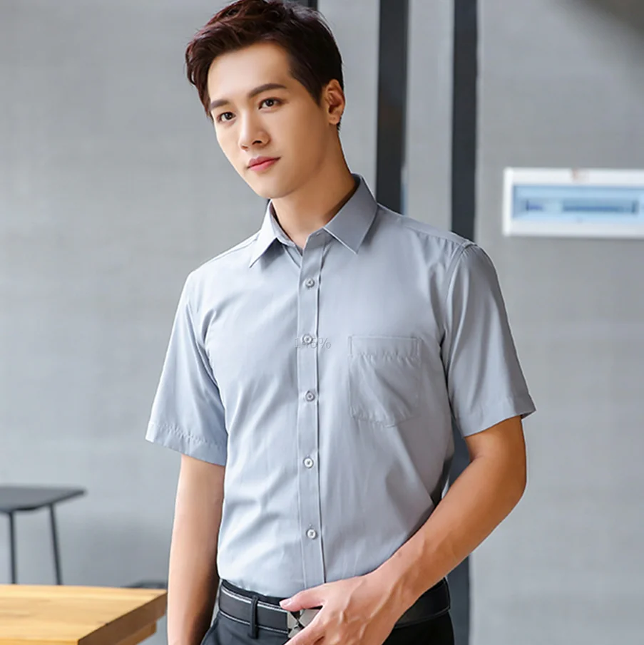 Custom Logo Waiter Uniform Work Wear Uniform for Workers With Pocket Bar Hotel Restaurant Shirt