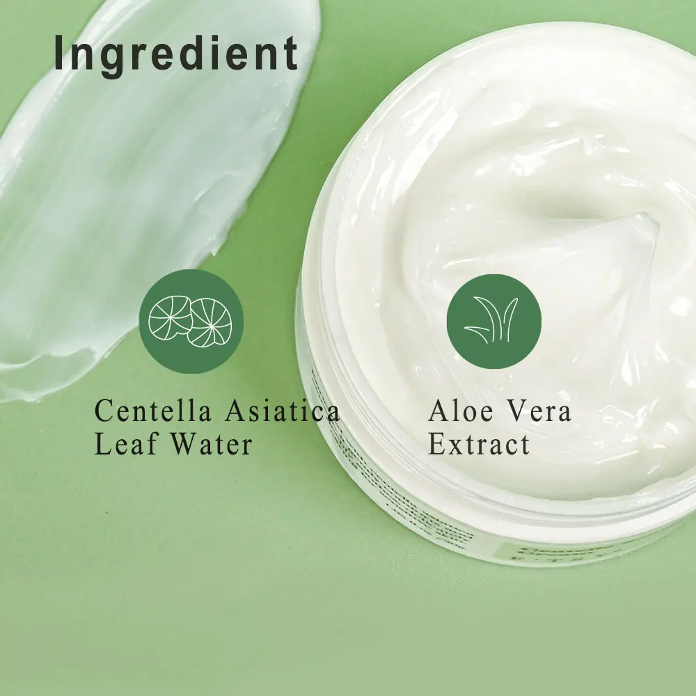2024 Asian Centella Moisturizing Hydrating Antioxidizing Repairing Claming Day And Night Face Cream