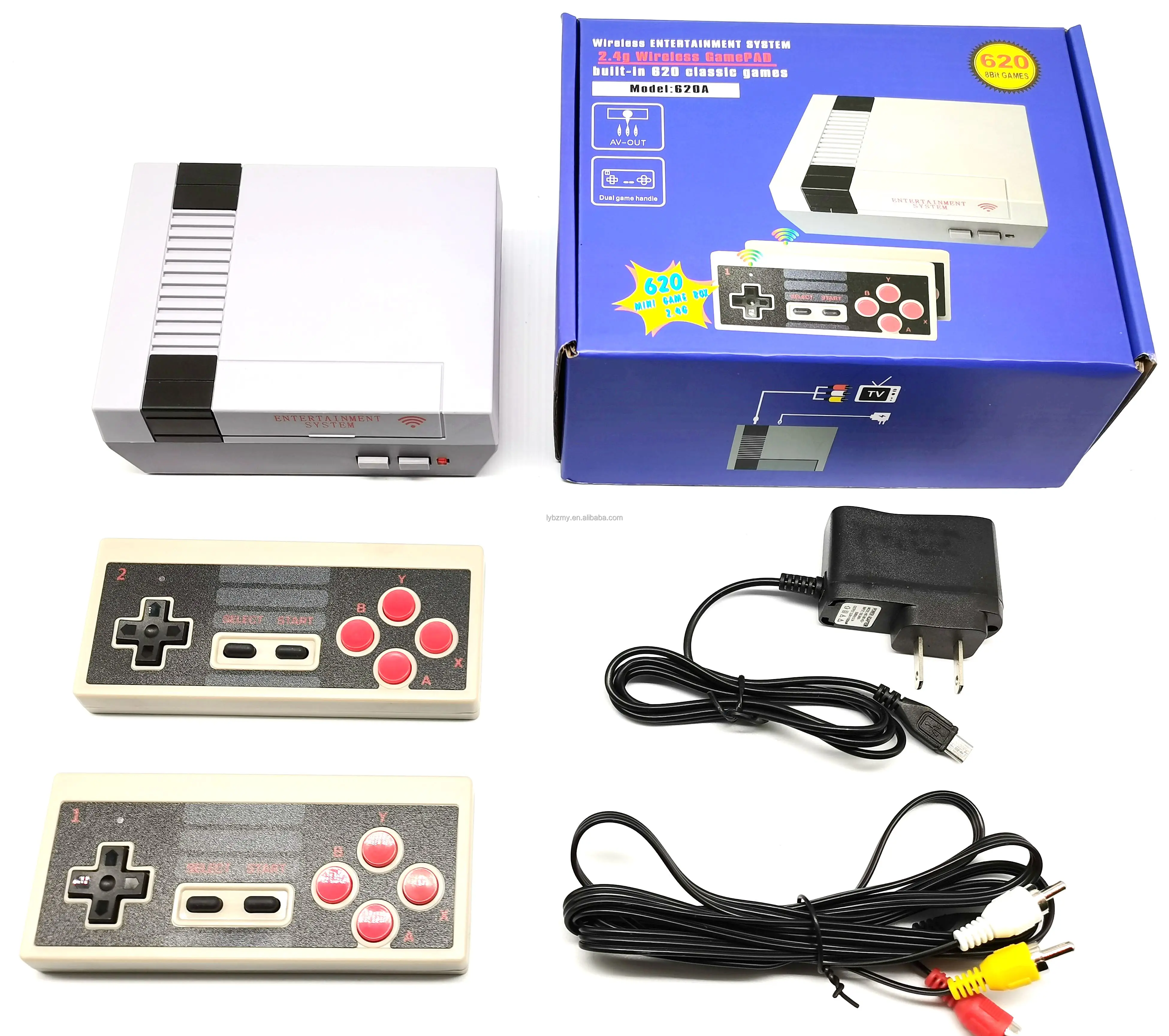 Hot selling Mini Console built-in Retro Handheld Game Player 620 Wireless Video Game Console