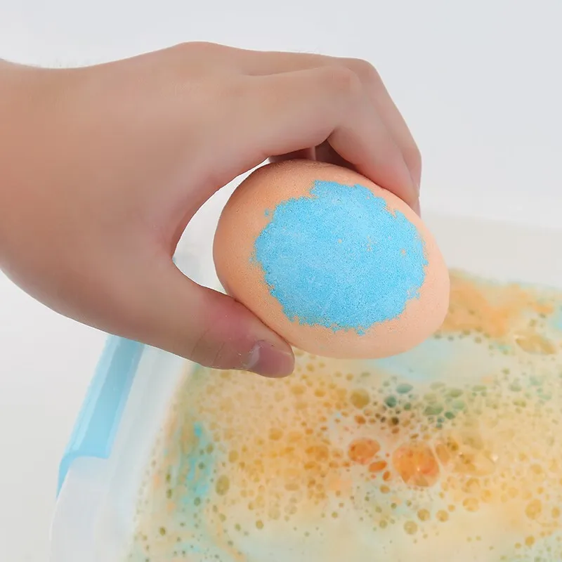 Bath Supplies Factory Customize Plant Fragrance Kids Bubble Dinosaur Egg Bath Bomb with Surprise Inside Dino