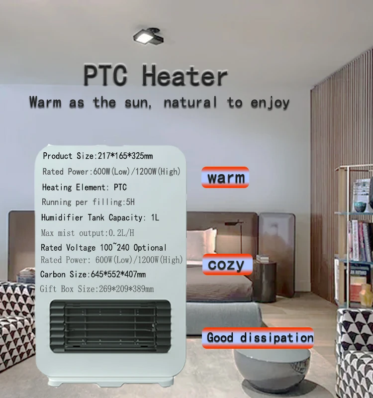 2021 Hot Sale Home Appliance PTC Heater Electric Warmth Heaters For Household Office Women Men Use