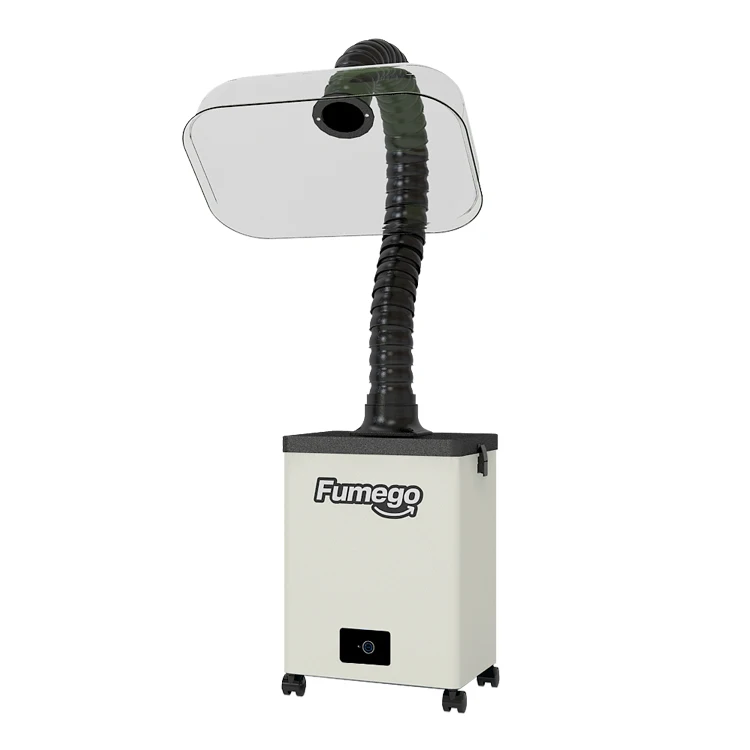 
150W TBK Desk Top Best Low Noise Portable Paint Pure-Air Laser Fume Smoke Extractor For Printing Quick 6101 