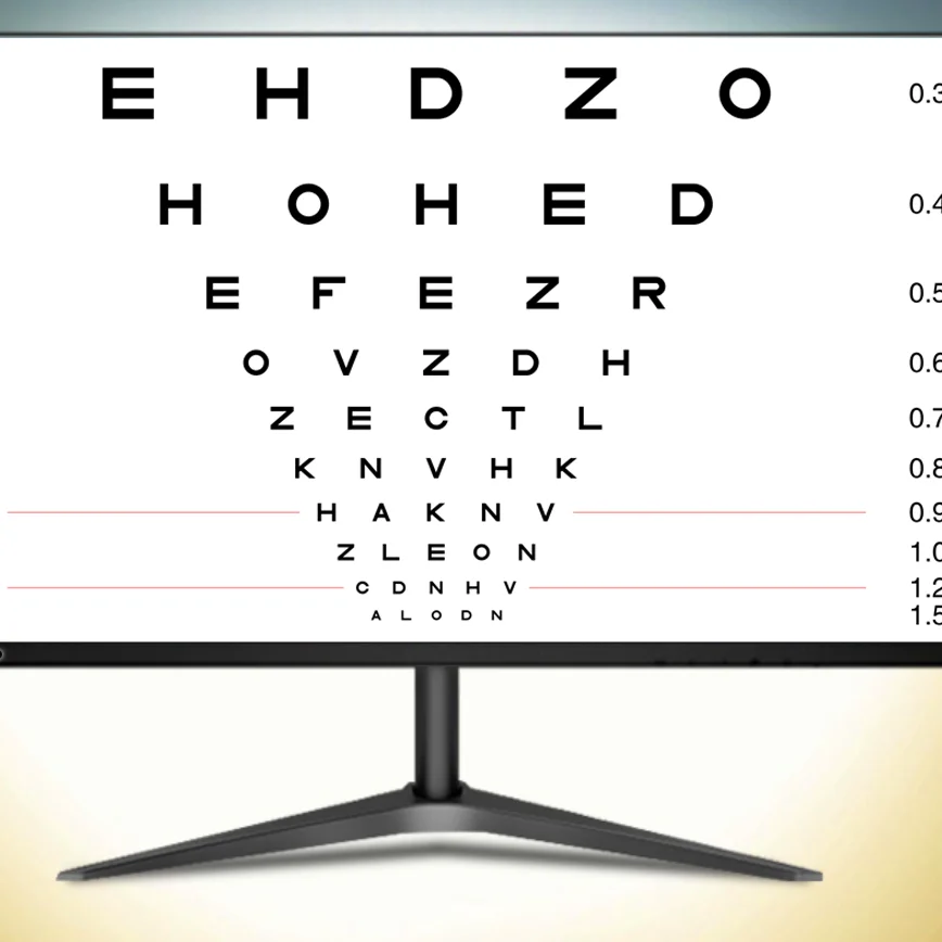 Best Price 21.5 Inch Monitor LED Screen Vision Chart Digital Vision Chart VC-100 With Wide Array of Different Optotype Charts