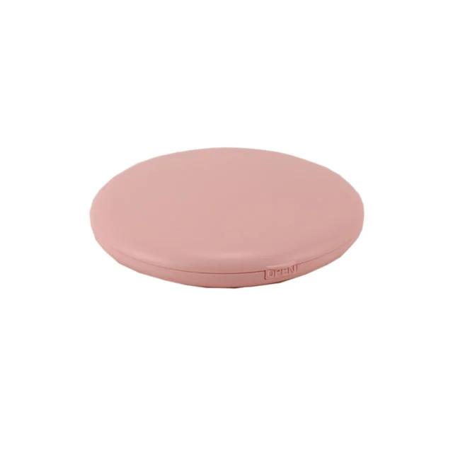 Портативное круглое складное светодиодное Зеркало компактное зеркало для макияжа