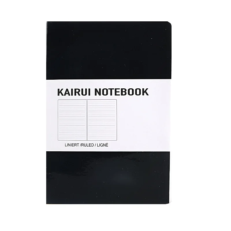 2023 Hot Selling Custom Print Softcover Office Supplies Matte Holographic Notebook  with Custom  Emoboss  Logo
