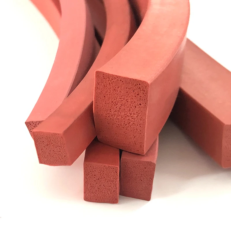 Custom Shape Extruded soft foam rubber strip