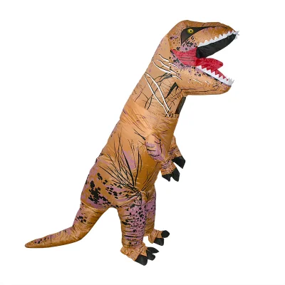 Halloween Festival Kids Funny Animal Latex Suit Adult Inflated Dinosaur Clothes Prop Party Dinosaur Inflatable Costume Suit