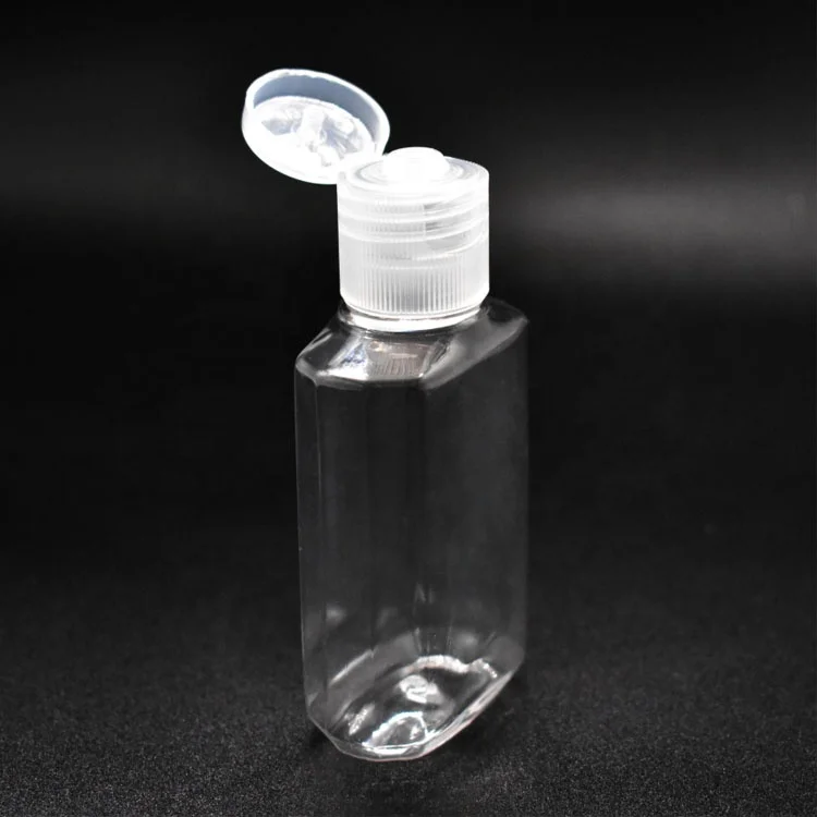 Лидер продаж, пластиковая бутылка с откидной крышкой для дезинфицирующего средства для мыла для рук, бутылка 2 унции