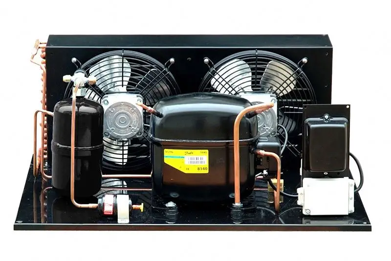 SECOP hermetic compressor upright air cooled refrigeration condensing