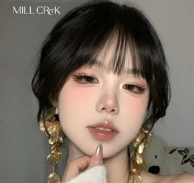 Mill Creek big eye looking circle eye colored contact lens 14.5 mm contact lenses contact lens myopia