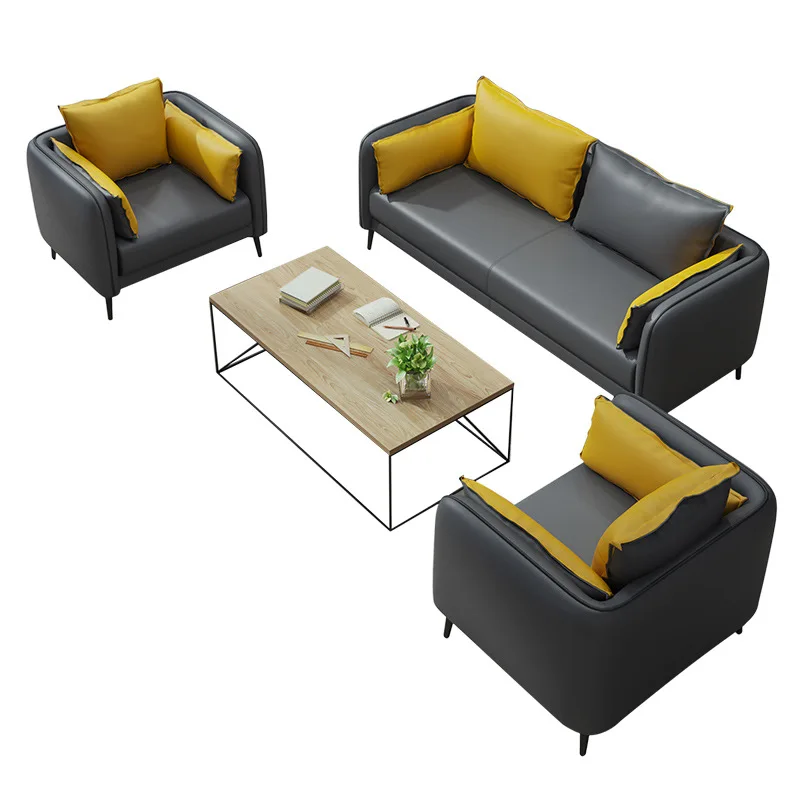 
Factory direct sale modern office furniture fabric office sofa meeting table 