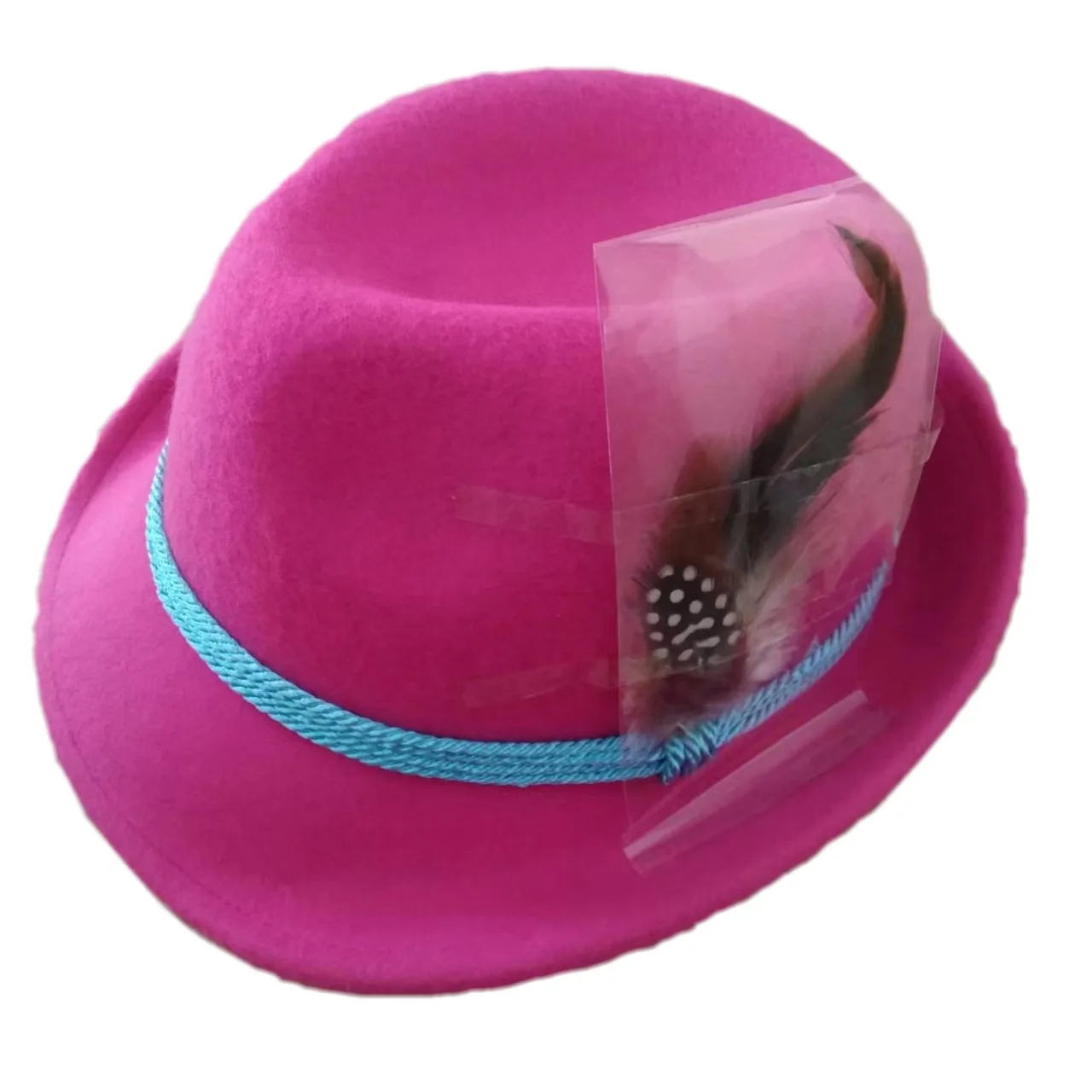 traditional 100% australia pink wool felt Novelties German Bavarian Alpine Oktoberfest Hats germany hat