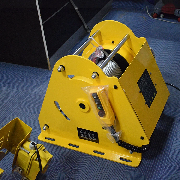 PJW-1 electric turbine hoist small quiet Yale mechanical winch high speed 220V voltage